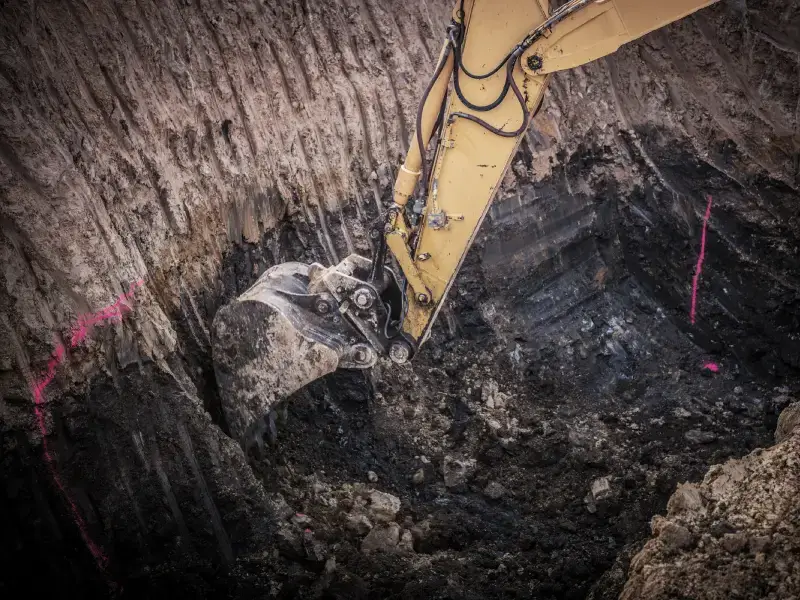 Freedom Land Management deep excavation pit digging nashville tn freedom land management