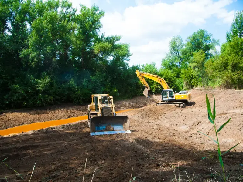 Freedom Land Management excavation site prep bulldozer nashville tn freedom land management