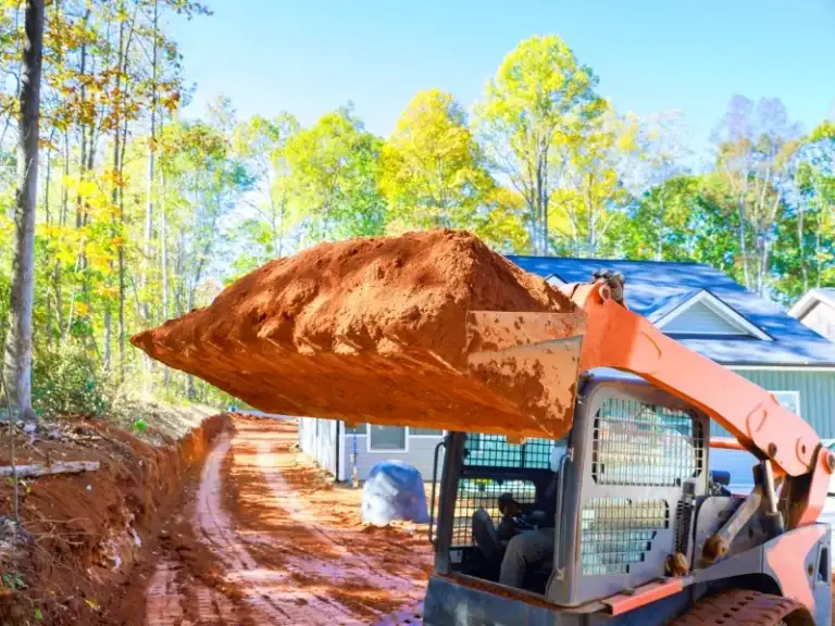 Freedom Land Management land grading skid steer residential nashville tn freedom land management